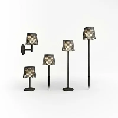 Lampa ogrodowa GRETA SOLAR NEGRO 5in1 czarna - LED