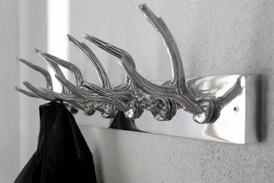 Wieszak DEER 50 cm srebrny - stop aluminiowy