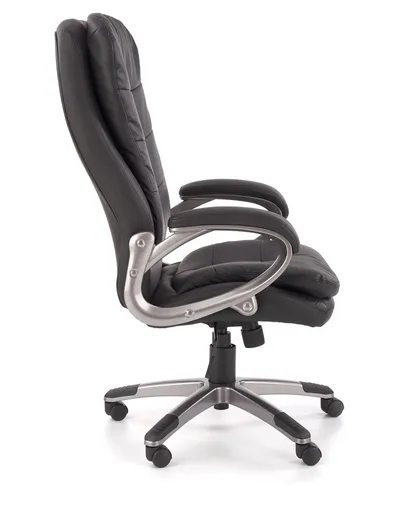 Fotel gabinetowy PRESTON - czarny