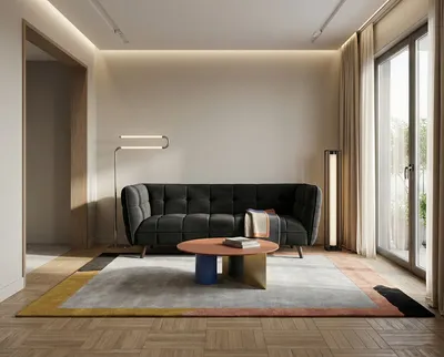Sofa CASTELLO 3 Velvet - czarny Bluvel 19