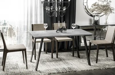 Stół rozkładany LIWIA 130/210x80 - beton