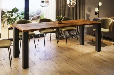 Stół rozkładany JUKA 80/215x80 - dąb stirling