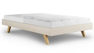 RAW BEECH/BUK 120x200 Łóżko SOFA LEGS BASIC