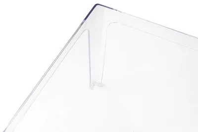 Stolik z tworzywa GHOST 42x42 - transparentny