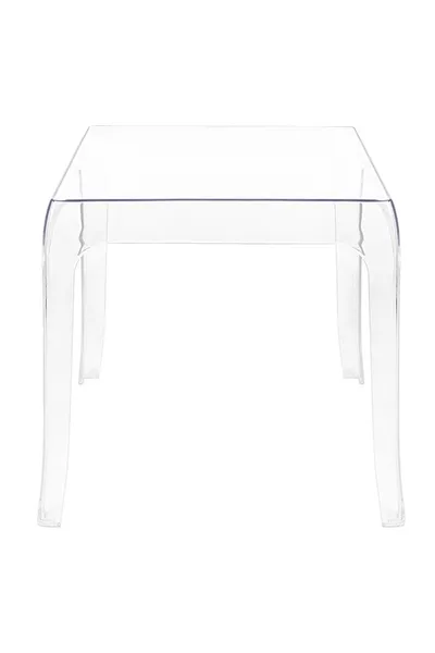 Stolik z tworzywa GHOST 42x42 - transparentny