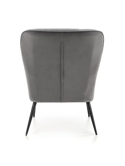 Fotel VERDON - popielaty Bluvel 14
