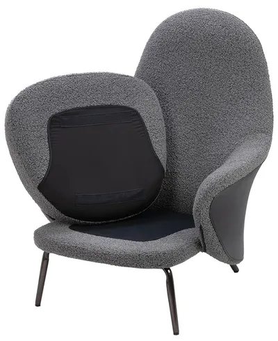 Fotel LOBBY TEDDY - szary