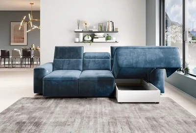 tkanina Amour 5516 Narożnik z funkcją relax COLOMBO MINI