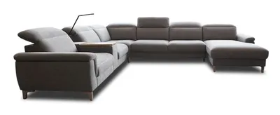tkanina KNC71081 Narożnik z funkcją relax i 1 akumulatorem MIA