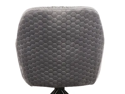 Krzesło obrotowe welurowe ASTORIA Velvet - szary Bluvel 14