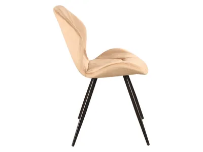 Krzesło GINGER Velvet - beżowy Bluvel 28