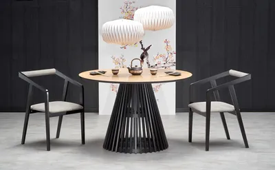 Stół okrągły MIYAKI 120 cm - dąb naturalny