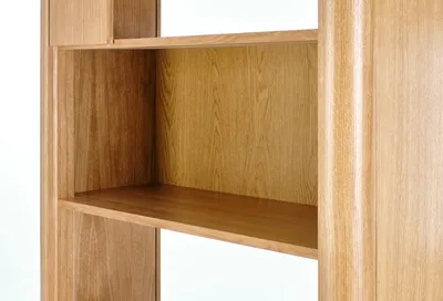 Regał SMART REG-1 - dąb naturalny/czarny