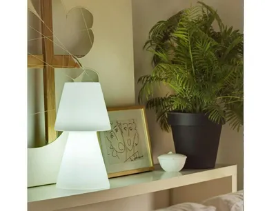 Lampa stołowa LOLA 30 Battery - biały