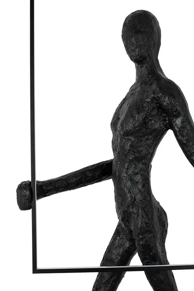 Lampa podłogowa HUMAN SQUARE - czarny