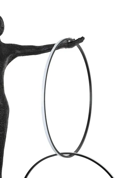 Lampa podłogowa HUMAN CIRCULO - czarny