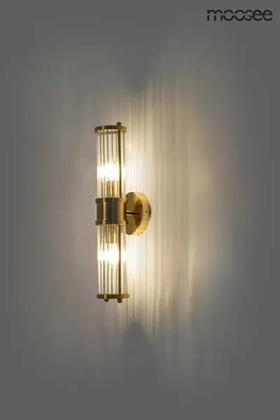 Lampa ścienna PILAR TWIN - złoty