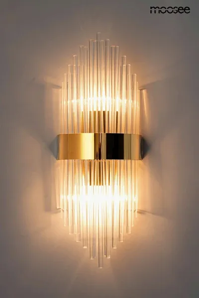 Lampa ścienna FLORENS - złoty