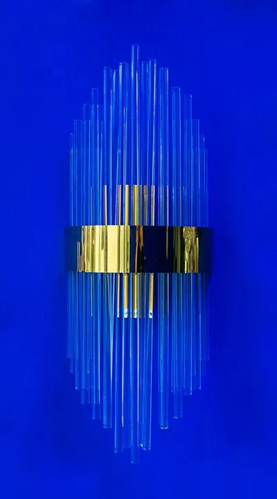 Lampa ścienna FLORENS - złoty