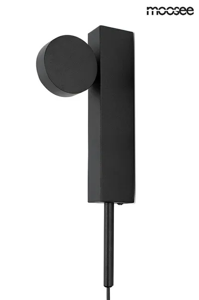 Lampa ścienna CLARID BLACK - czarny