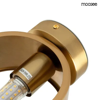 Lampa ścienna ARRO - złoty
