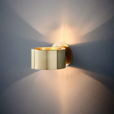 Lampa ścienna ARRO - złoty