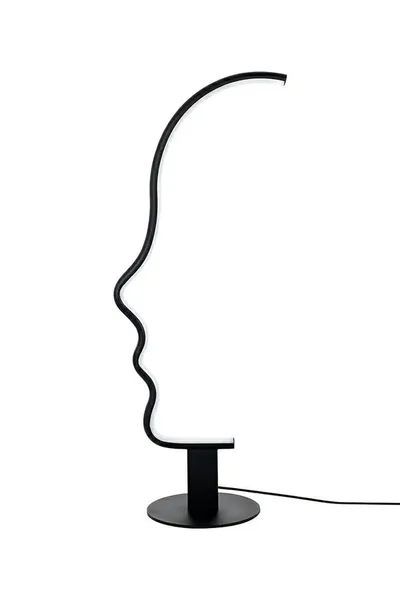Lampa stołowa FACE TABLE - czarny