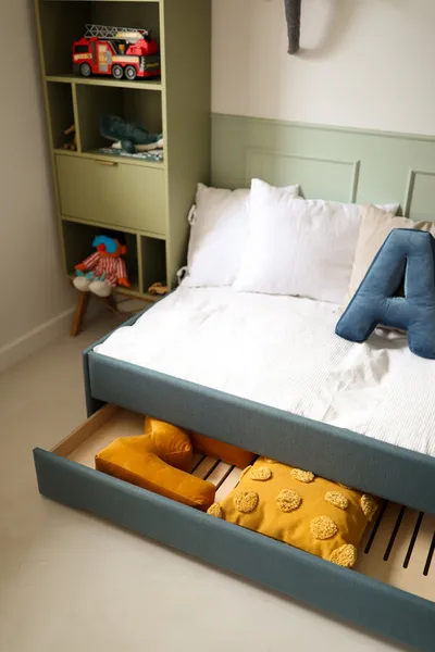 NATUR DENIM Łóżko tapicerowane DAYBED TEXTI