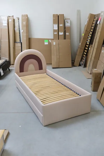 PASTELE Łóżko tapicerowane DOUBLE BED TEXTI