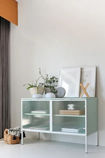 MINT/WHITE Bufet WAVY 160/180