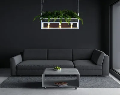 Lampa wisząca/kwietnik SEMIRA 100 INDUSTRIAL - biały