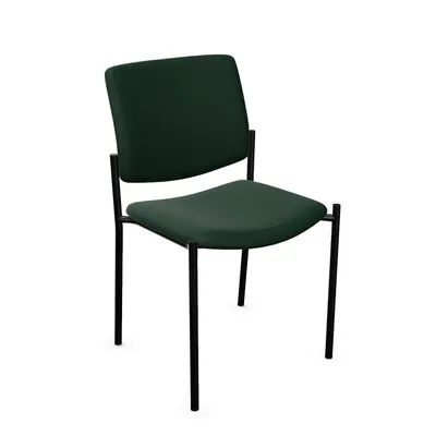 RAL 9005 / tkanina EF069 Krzesło ZEN niskie oparcie