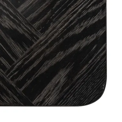 Biurko BLACKBONE BRASS 140x60 - czarny fornir/mosiądz
