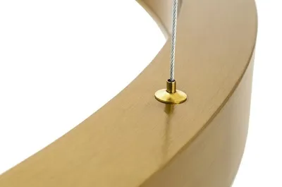 Lampa wisząca RING 3x40 - złoty