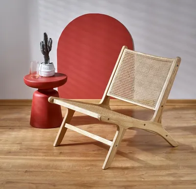 Fotel rattanowy FODEN 2 - naturalny