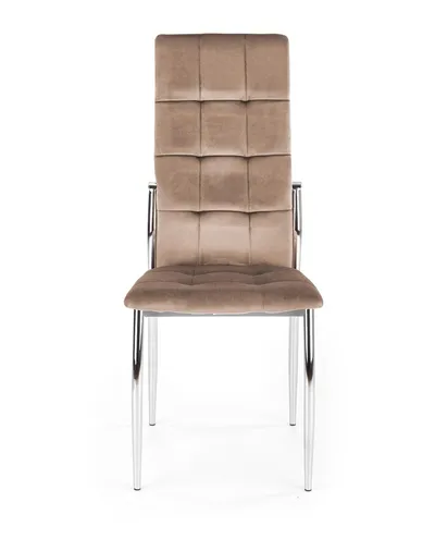 Krzesło K416 velvet - beżowy