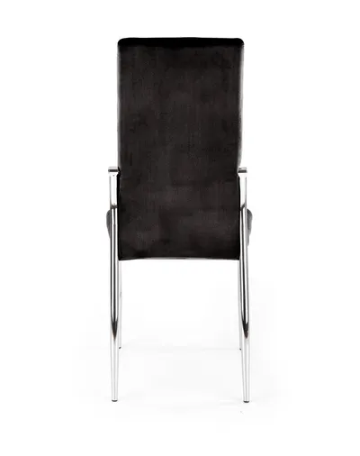 Krzesło K416 velvet - czarny