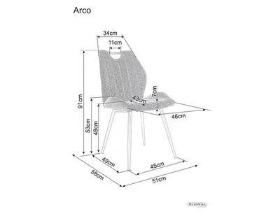 Krzesło tapicerowane welurowe ARCO Velvet - beżowy Bluvel 28