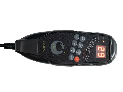 Fotel z funkcją masażu NEPTUN M Velvet - cynamon Bluvel 4215