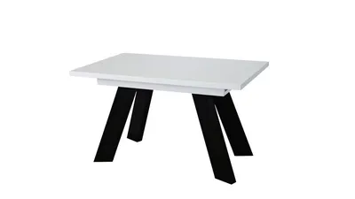 Stół rozkładany COMO 130/210x80 - biały połysk