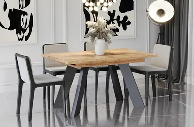 Stół rozkładany COMO 130/210x80 - dąb craft
