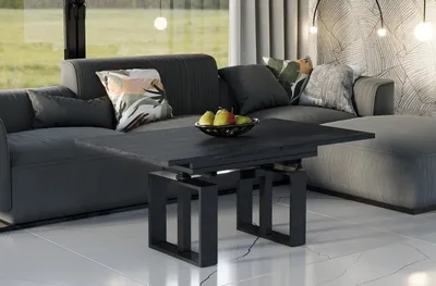 Ławostół EMPOLI 110/170x65 - ciemny beton
