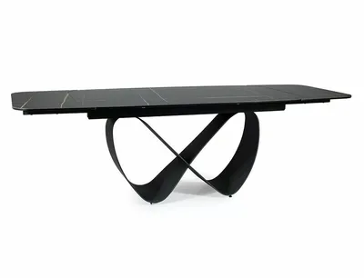 Stół rozkładany INFINITY Ceramic 160/240x95 - czarny