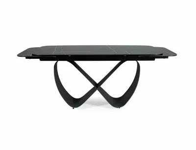Stół rozkładany INFINITY Ceramic 160/240x95 - czarny