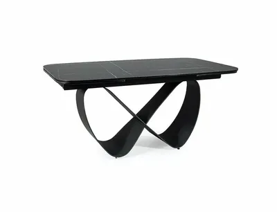 Stół rozkładany INFINITY Ceramic 160/240x95 - czarny