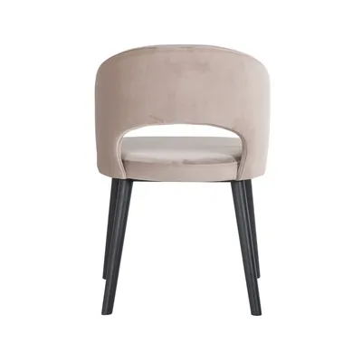 Krzesło welurowe SAVOY - khaki