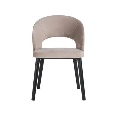 Krzesło welurowe SAVOY - khaki