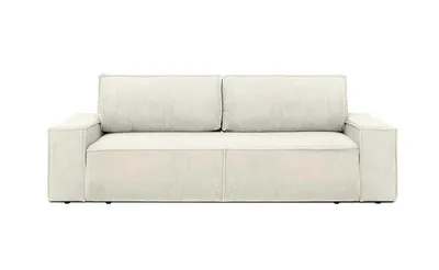 Sofa rozkładana z pojemnikiem PILLOW - jasny beżowy