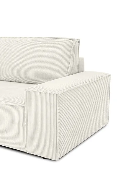 Sofa rozkładana z pojemnikiem PILLOW - jasny beżowy