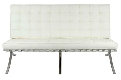 Sofa 3-osobowa BARCELON PRESTIGE PLUS - biały